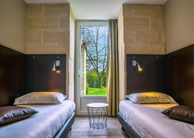 Petite chambre double avec vu sur le parc