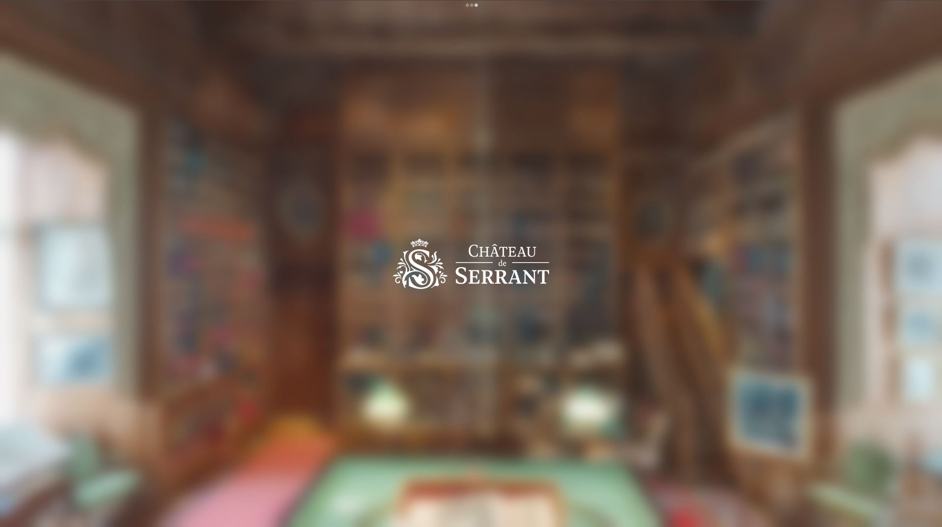 bibliothèque du château de Serrant Photo aérienne de la bibliothèque du château de Serrant